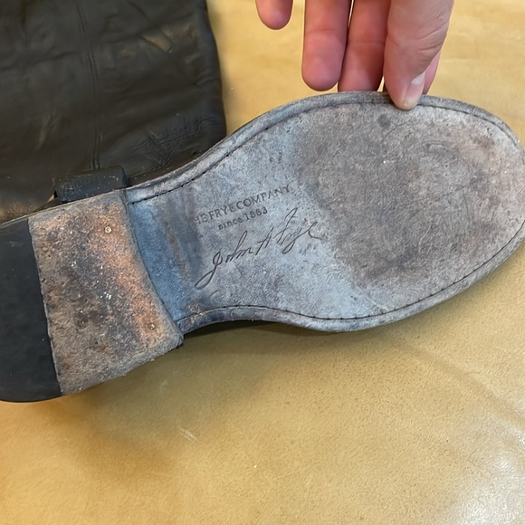 FRYE Women's Phillip Harness Tall Boots Size 7B in Black - Picture 6 of 8